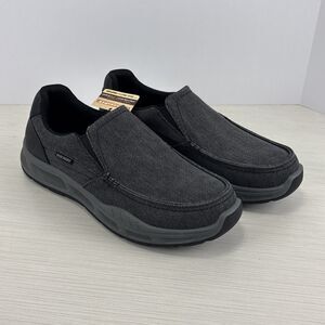 Skechers Cohagen Vierra Men’s Slip-On Shoes Size 12 Black Memory Foam NEW